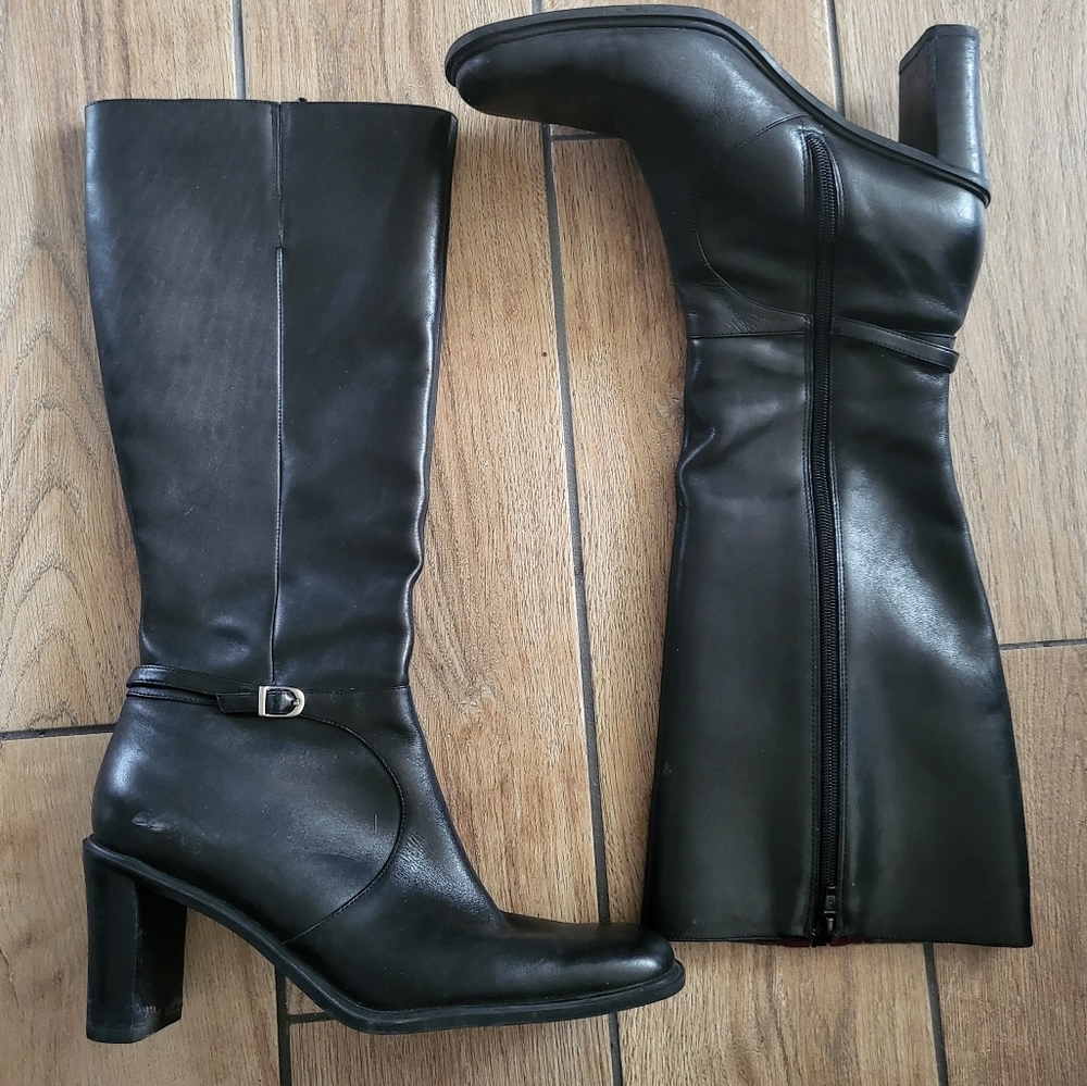 Naturalizer Square-Toe Knee-High Boots